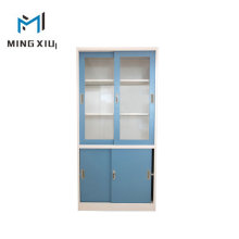 Mingxiu Customized Sliding Glass Door File Cabinet / Sliding Door File Metal Cabinet